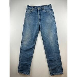Vintage 90s Carhartt Flannel Lined Denim Jeans Workwear Pants 36x36 RARE B21DST